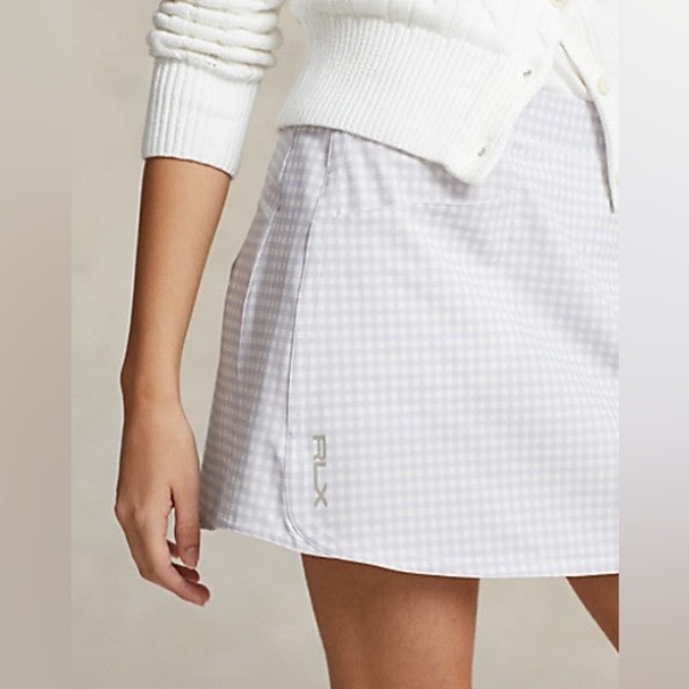 🌸🌸🌸RLX Ralph Lauren Performance AIM 4-WAY STRETCH GOLF SKORT 15"🌸🌸🌸